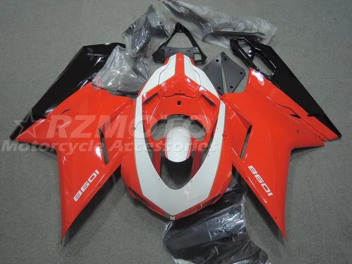 

4 подарка, новый комплект обтекателей из АБС-пластика для Ducati 848 evo 1098 1198 1198s 2007 2008 2009 2010 2011 2012, красный, черный
