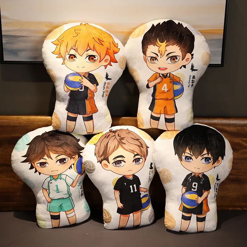 

Аниме Haikyuu, плюшевая игрушка, Cosplsy Hinata Shoyo Kageyama Tobio Oikawa Tooru Kozume Kenma, подушка, мягкая набивная Подушка, кукла, подарок для детей