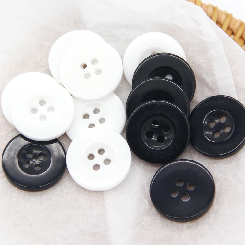 4 отверстия глазурь круглые стеклянные пуговицы для шитья из смолы одежды