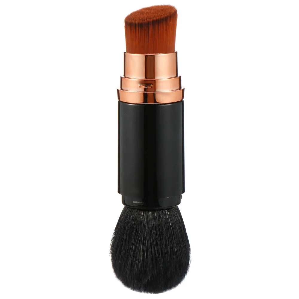 

Double-headed Retractable Blush Foundation Brush Loose Powder Brush Makeup Tool