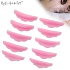 5 парНабор силиконовая ресница Пермь колодки красочные переработки ресницы стержни щит подъема 3D ресниц аксессуары для завивки инструменты для нанесения