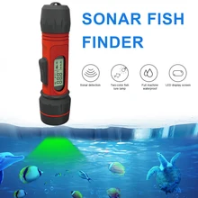 Portable Wireless Fish Finder 0.8-90M Water Depth Echo Sounder Fishing Sonar Sensor Transducer with Longer Range Aerial