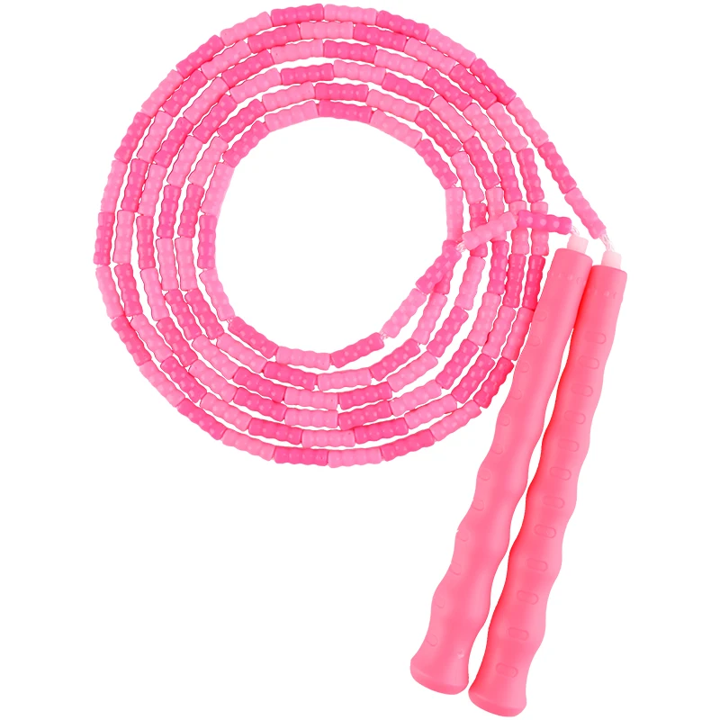 

Tricks Skills jump Skipping Rope INTERMEDIATE beginner Soft Beaded FANCY Adjustable Tangles Free Segmented Fitness