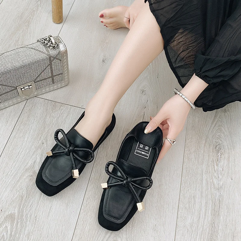Female Lazy Shoes Women Fashion Elegant Ladies Single Casual Loafers Comfortable Low Heels Slip On U14-53 | Обувь