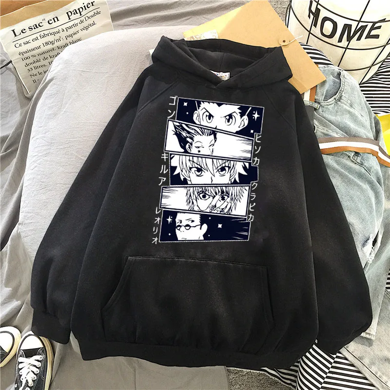 

Hoodies Men Women Short Sleeve Sweatshirt Anime Manga Black Hoodies Bluzy Tops Clothes