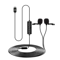 yichuang yc vm70 type c 3 5m usb microphone dedicated mini mobile phone microphone lavalier live recording microphone