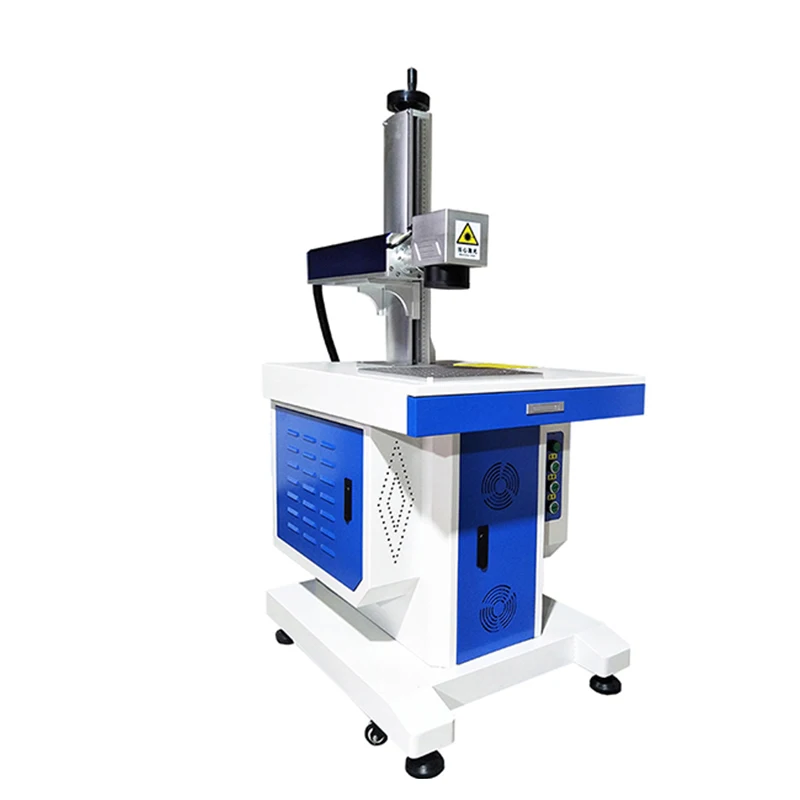 Настольный волоконный лазерный аппарат для маркировки металла станок лазерной