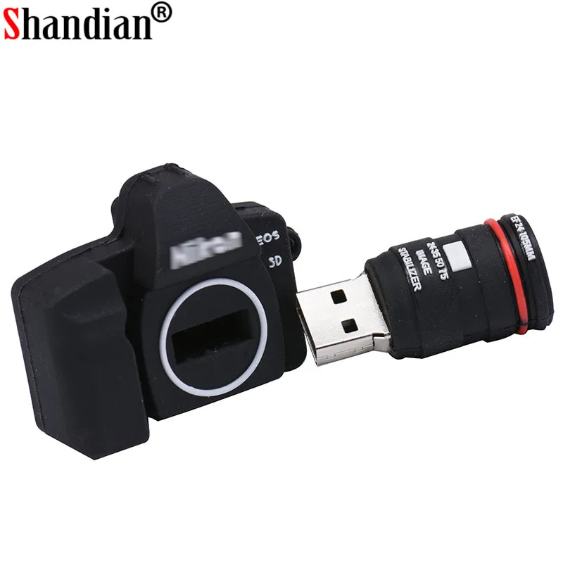 SHANDIAN USB в форме камеры флэш-карта памяти флэш-накопитель 64 Гб/32 ГБ/16 Гб карта памяти флэш-карта фотография подарки