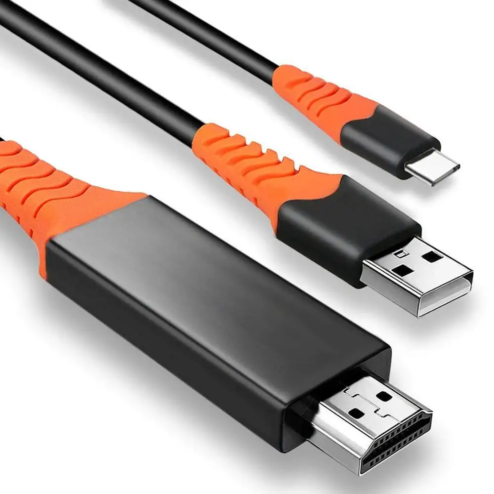 Кабель usb Type c HDMI 2 м 4K 60 Гц 30 1080P HD кабель питания для телефона HDTV проектора|Кабели