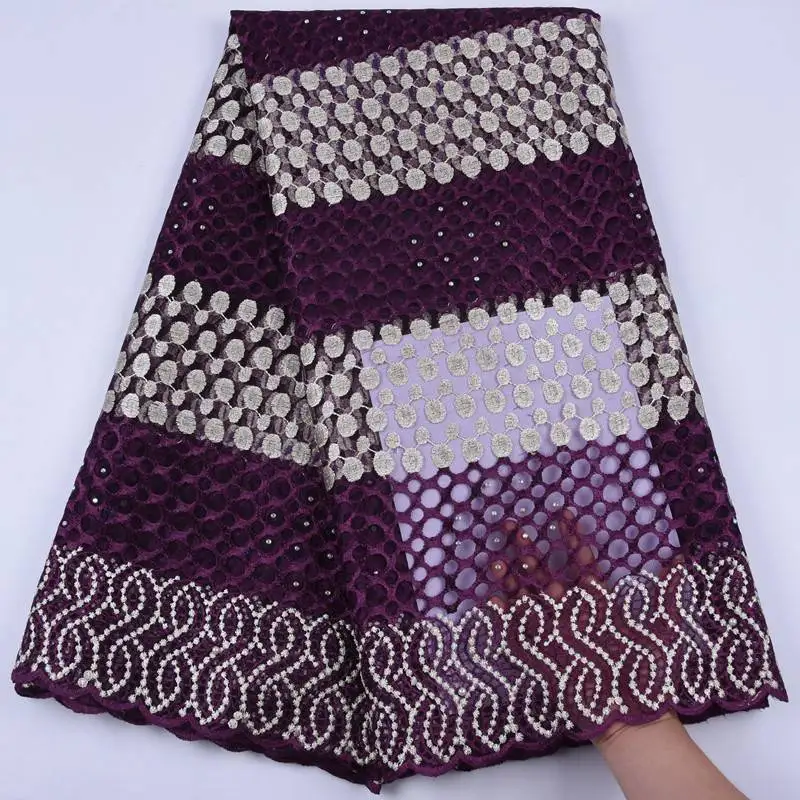 Мятно-зеленый цвет африканская французская кружевная ткань высокого качества