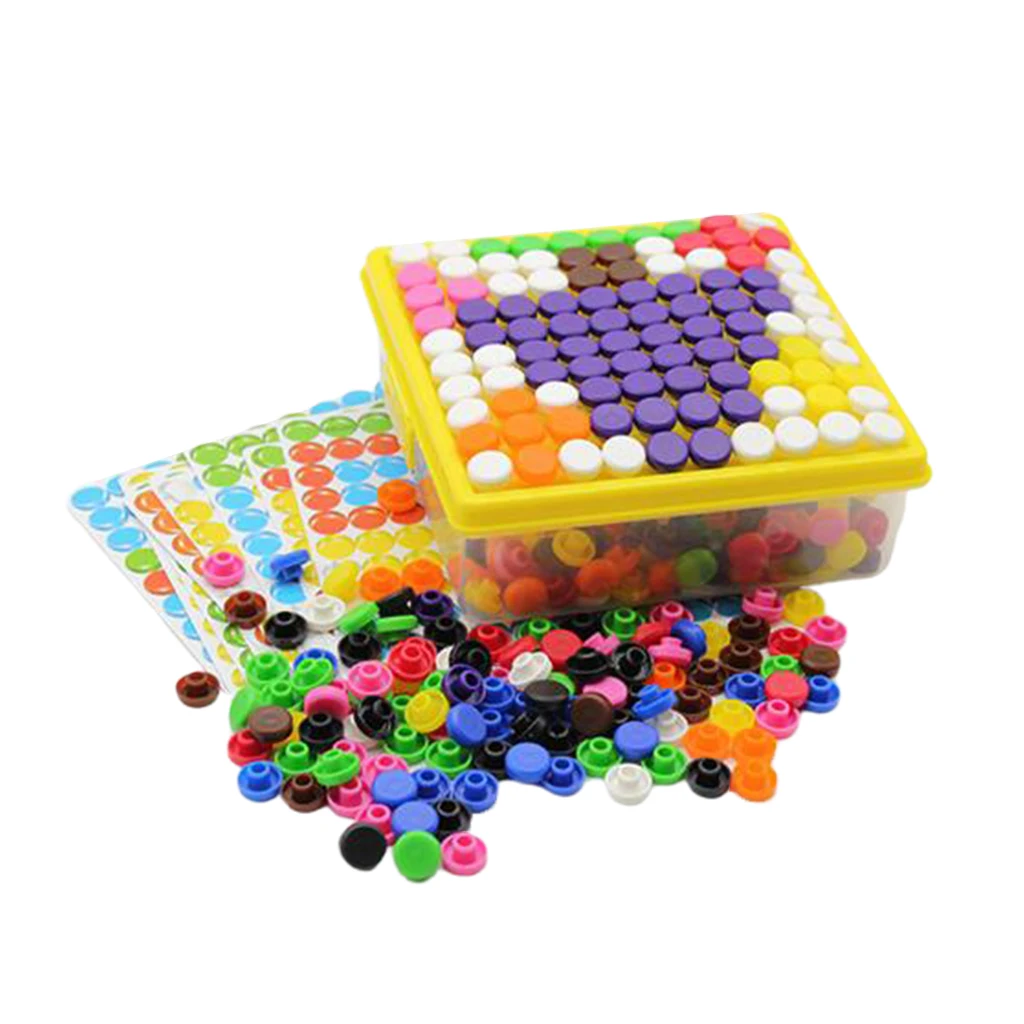 

500pcs Board Puzzle Toy Mosaic Game Colorful Jigsaw Game Educational Toys