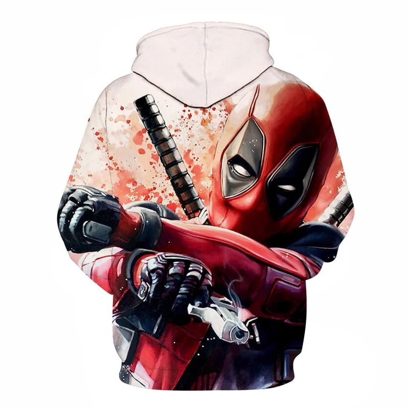 

Superhero Deadpool 3d Printing Men's And Women's Casual Hoodie Hip Hop Street Clothing Hooded Sweatshirt Fashion Clothes Oversiz