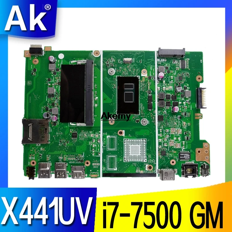 X441UV X441UA материнская плата для For Asus X441U X441UAK F441U A441U ноутбуков тестовая i7 7500
