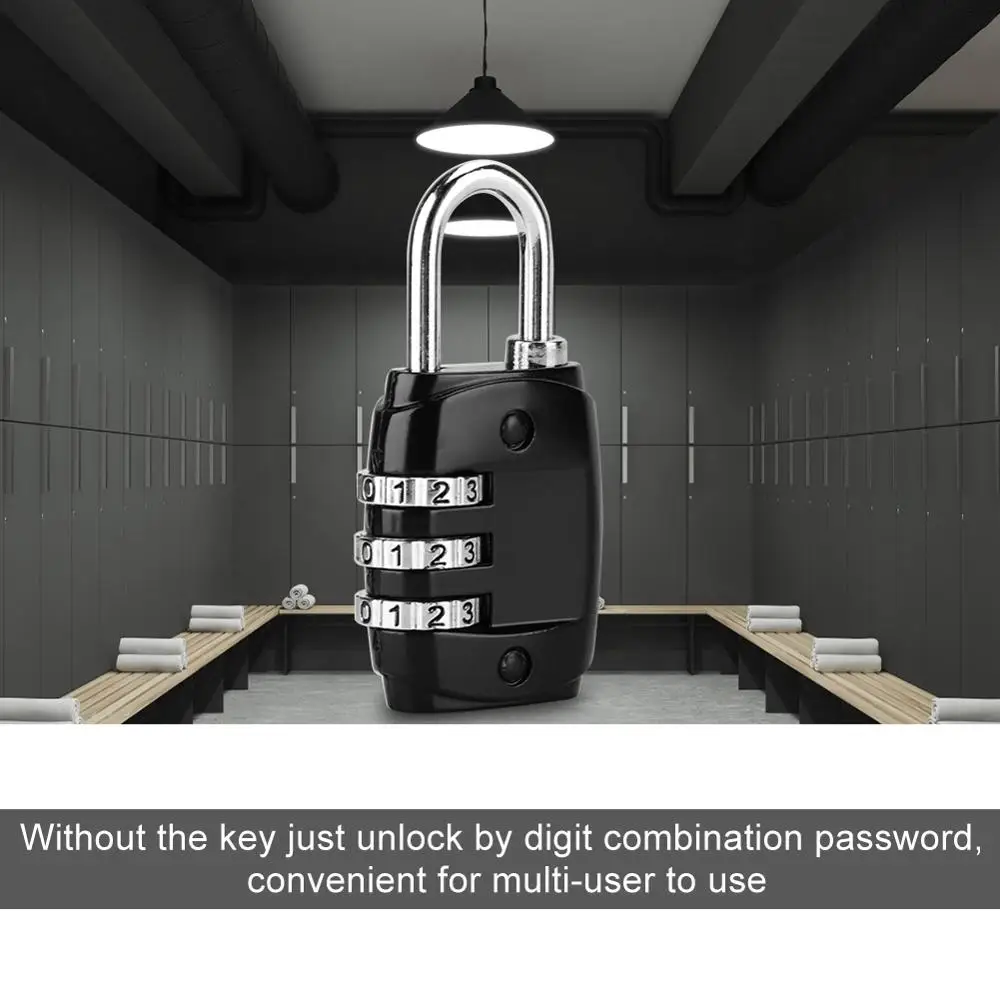Замок с кодовым кодом замок и цифрой паролем для путешествий багажа чемодана