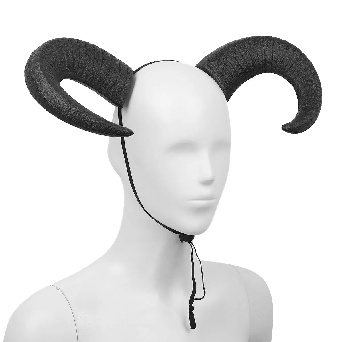 Декоративная повязка на голову в стиле стимпанк из овечьей шерсти готический