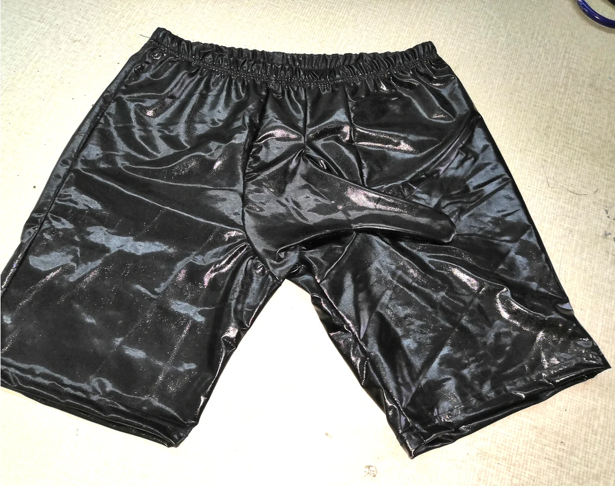 

Mens black leather panties underwear latex pants hot fetish sexy lingerie exotic dancewear night club wear leather skinny pants