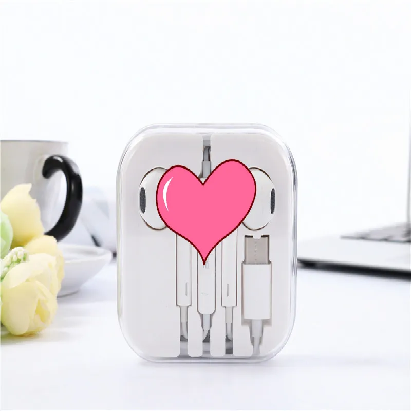 In Ear Earpiece Wired Usb Type C Earphone for Huawei Xiaomi Noise Canceling Earbuds Headset with Mic Buds Phone | Электроника