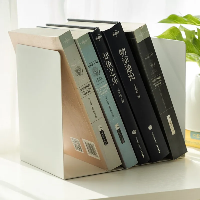 Deli 2 шт. металлическая подставка для книг креативный простой книжный держатель