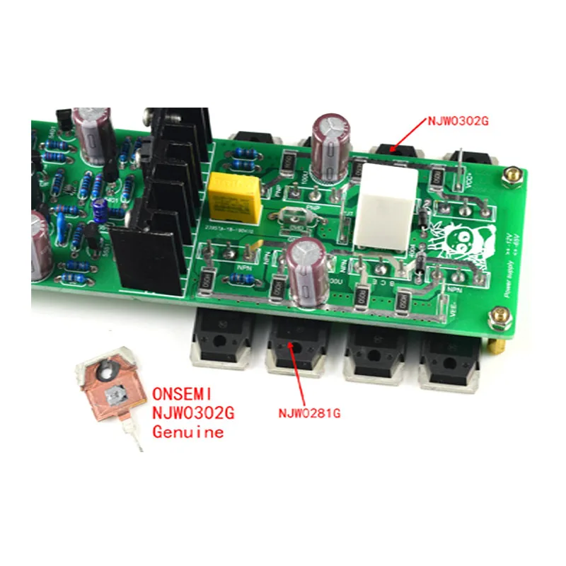 L20.5 двухканальный ONSEMI NJW0302G NJW0281G THD 200W 8R AMP усилитель в сборе доска|Усилители