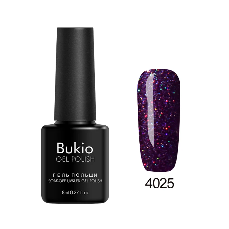 4025 Bukio неоновый Блестящий Гель-лак для ногтей долговечный замачиваемый стойкий УФ-Гель-лак Полупостоянный Счастливые цвета 19 цветов 8 мл - Цвет: 4025