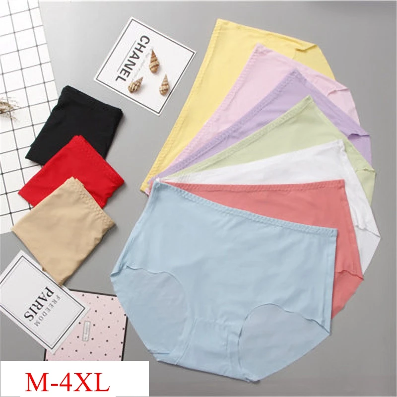 Женские трусы прочные трусики ледяной шелк женское нижнее белье бесшовные для