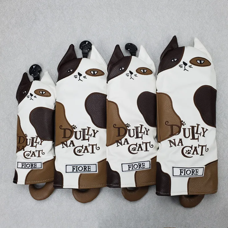 Новый чехол для головы гольфа DULLY NA CAT из искусственной кожи Гибридный водителя |