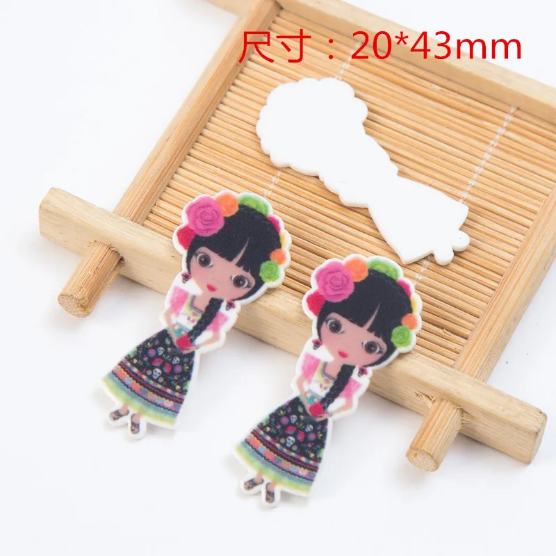 Плоский планарный каучук, 10 шт./лот, мультяшная смола для рукоделия, изготовления ювелирных изделий, день рождения, для девочек, «сделай сам», банты для волос, аксессуары