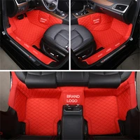 custom fit car floor mats accessories interior single layer for 5 seaters peugeot 207 2008 308 407 mini cooper mazada 3 cx5 6