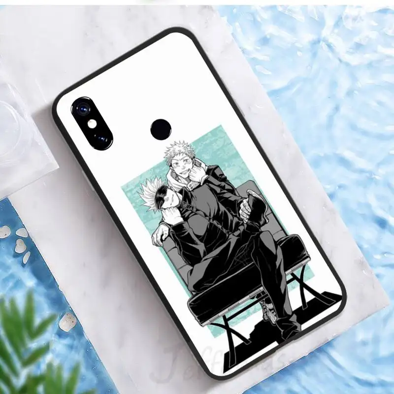 

Jujutsu Kaisen Satoru Gojo Comics Phone Case For Xiaomi Redmi note 7 8 9 pro 8T 9A 9S Mi Note 10 Lite pro