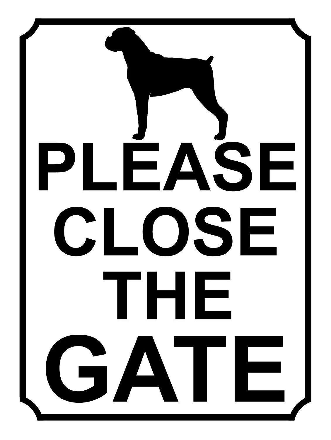 

Please Close the Gate Retro tin sign nostalgic ornament metal poster garage art deco bar cafe shop