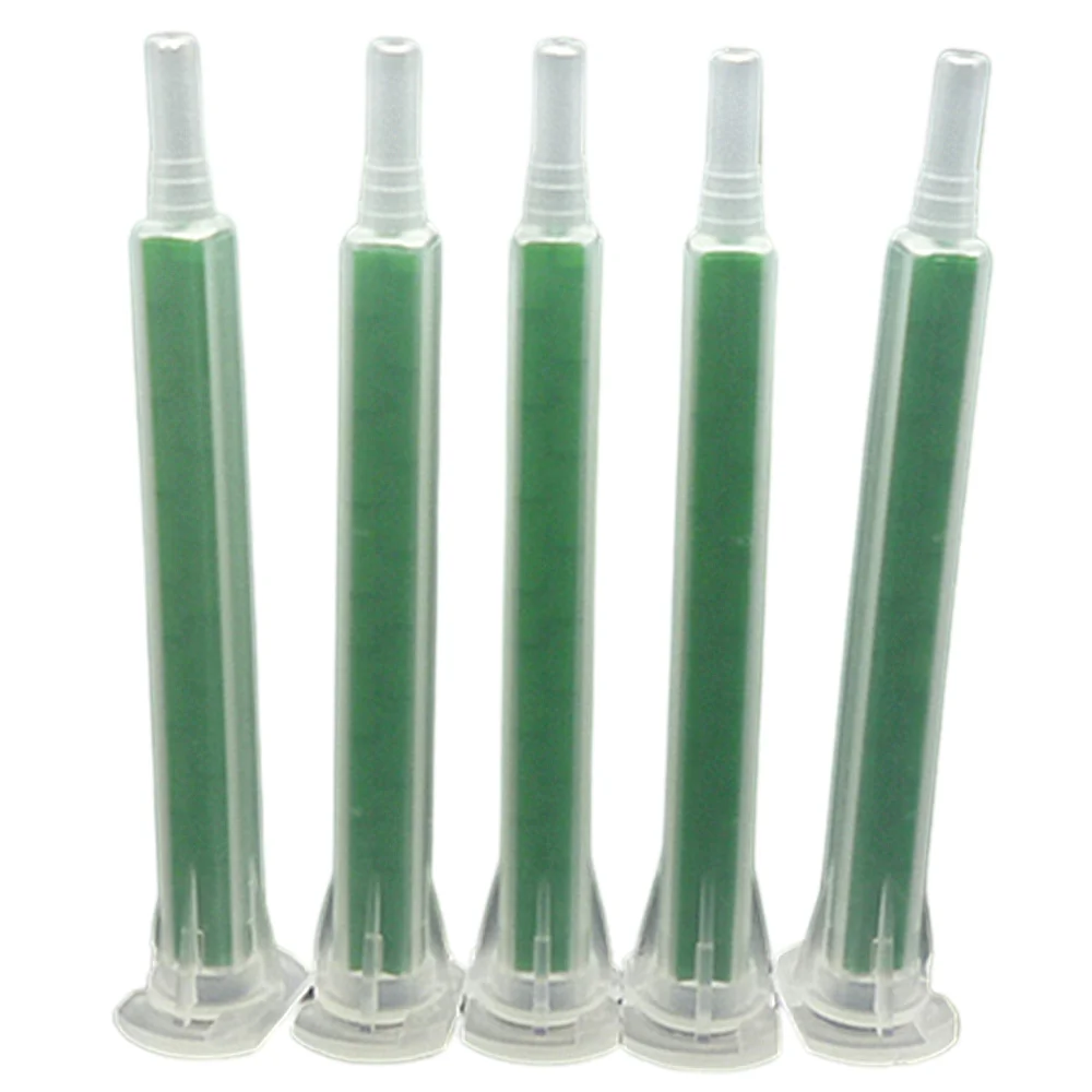 

5pc Static Mixing Nozzle AB Glue Resin Adhesive Mixer Mixing Mouth Tube Set for 50ml 1:1 Caulking Guns AB Glue Gun Tools