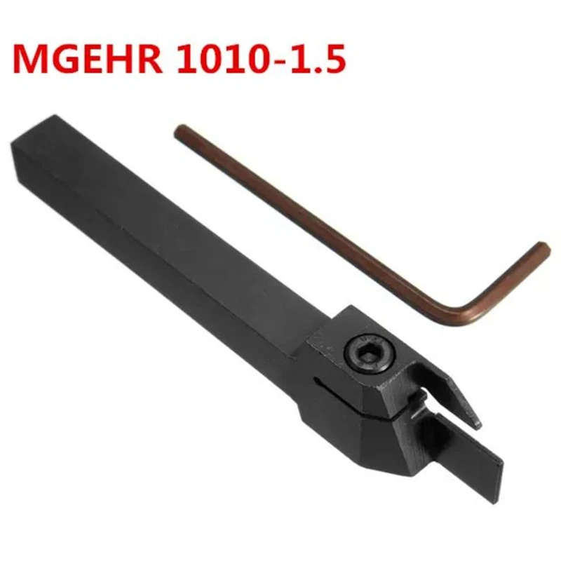 

MGEHR 1010-1.5 10*10*100mm External Grooving Lathe Cutting Tool Holder With 10Pcs MGMN150-G Tungsten steel Blades Insert