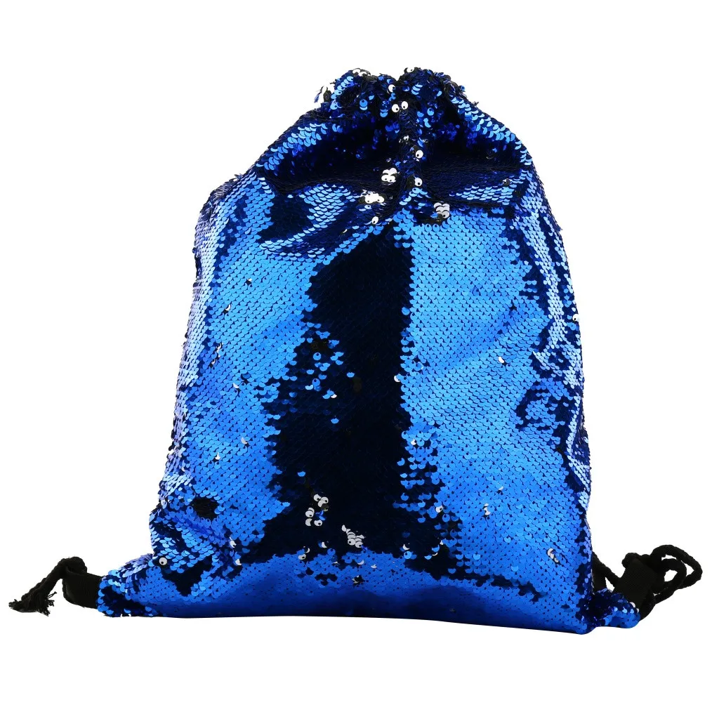 Женская модная Двусторонняя блестящая косметичка с блестками для девушек милый