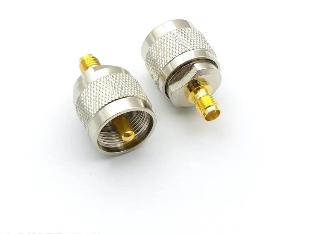 20 шт./50 шт. Латунный разъем PL259 UHF штекер-гнездо SMA RF адаптер Коннектор |