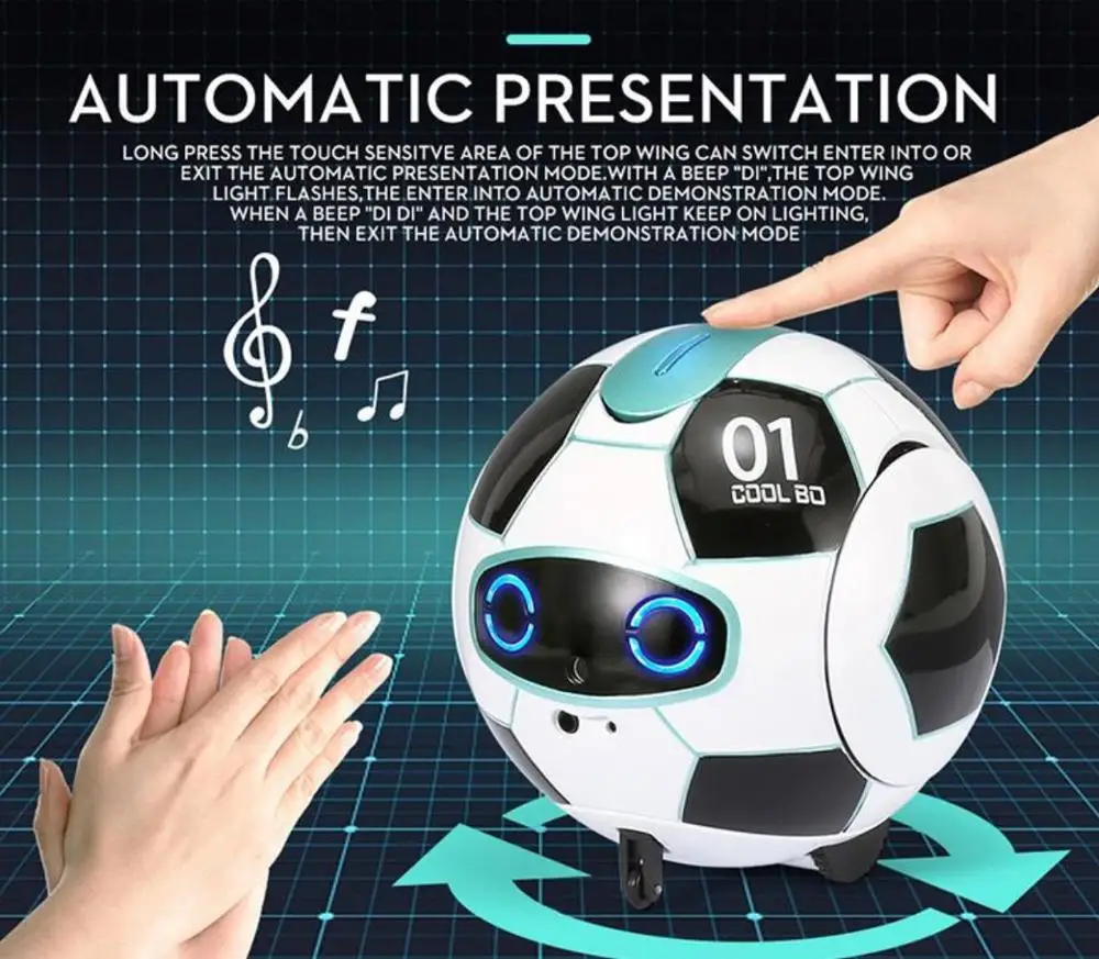 Робот шар с голосовым управлением и ИИ Интеллектуальная электрическая