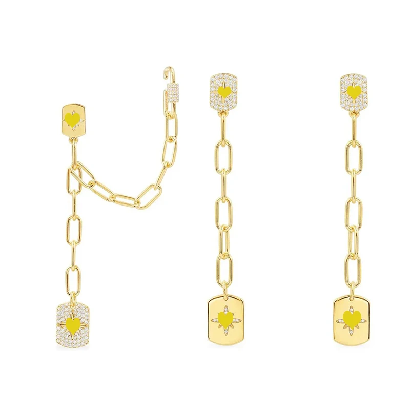 2021 August new style 925 silver zircon earrings women luxury fashion Monaco exquisite jewelry gift