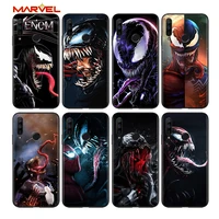 venom marvel hero for huawei honor 30 20 10 9s 9a 9c 9x 8x max 10 9 lite 8a 7c 7a pro silicone soft black phone case