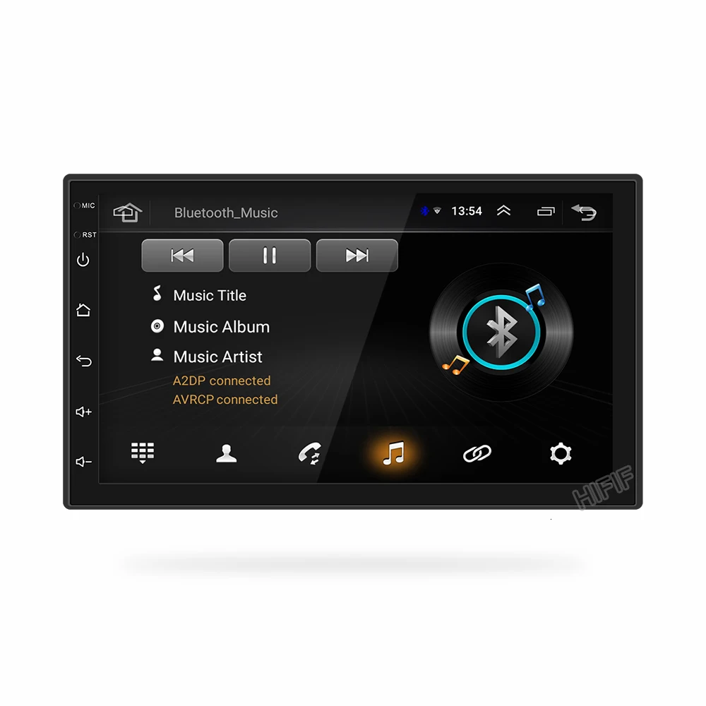 Автомагнитола 7 дюймов mirrorlink Android 10 для сабвуфера MP5 плеер Авторадио Bluetooth Камера
