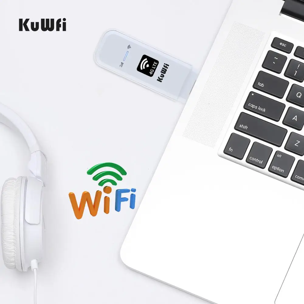 KuWFi 4G LTE USB модем Cat 4 150 Мбит/с сеть 3G/4G ключ универсальный разблокированный SIM Wifi