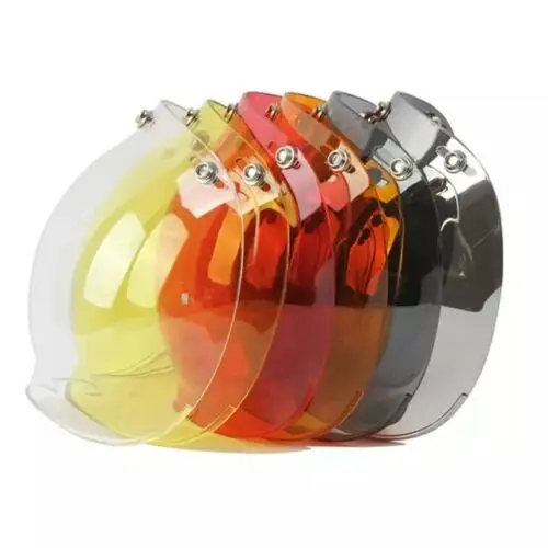 

Open Face Helmet Visor Motorcycle Helmets Bubble Visors Flip Up Motorcycles Visor Capacete Lens Bitwell Helmet Accessories