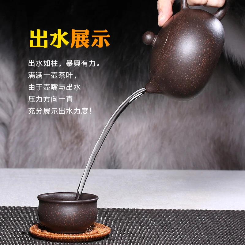 

Yixing black gold sand are recommended pure manual teapot household kung fu tea teapot suit all hand xi shi pot