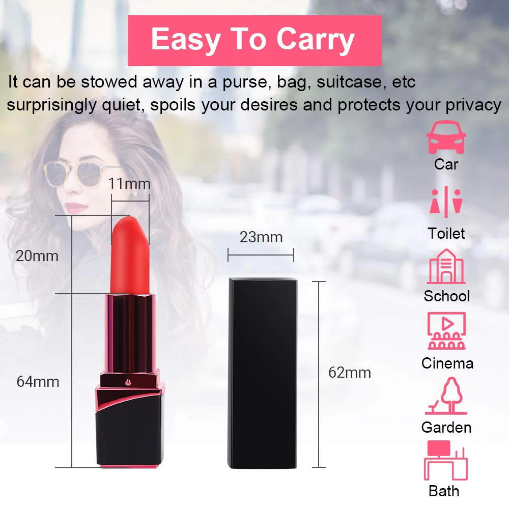 Губная помада пуля вибраторы флирт секс игрушка для женщины 10 скоростей Вагина