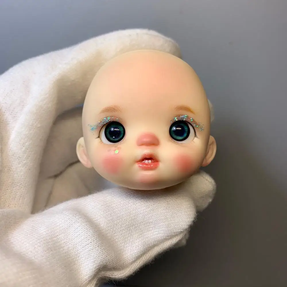 Obitsu OB11 Кукольная голова с макияжем глазами 1/8 BJD может быть открыта k003 | Игрушки и