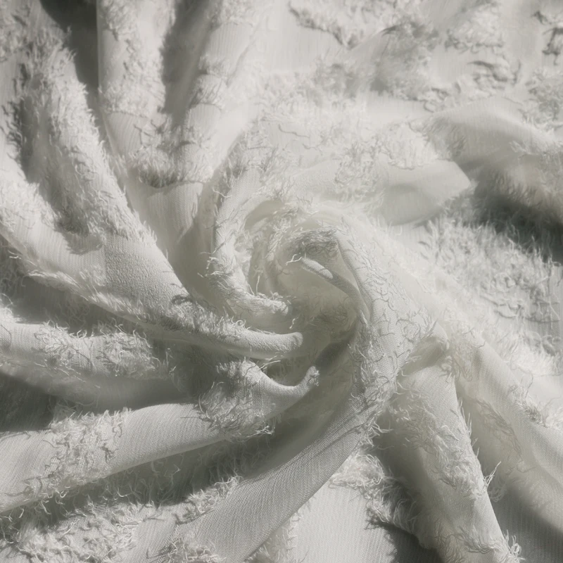 1 шт. * 140 см Свадебный текстиль из крепа и шифона с 3d перьями натуральный белый