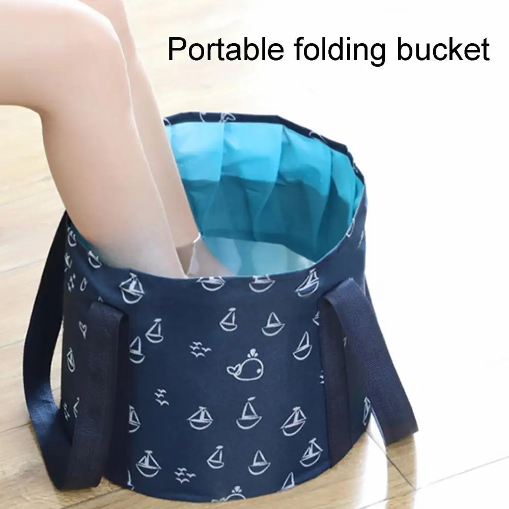 

Foldable Foot Tub Portable Bath Bag Wash Basin Water Bucket Large Capacity Bath Feet Spa Washing Storage Bucket For Travel