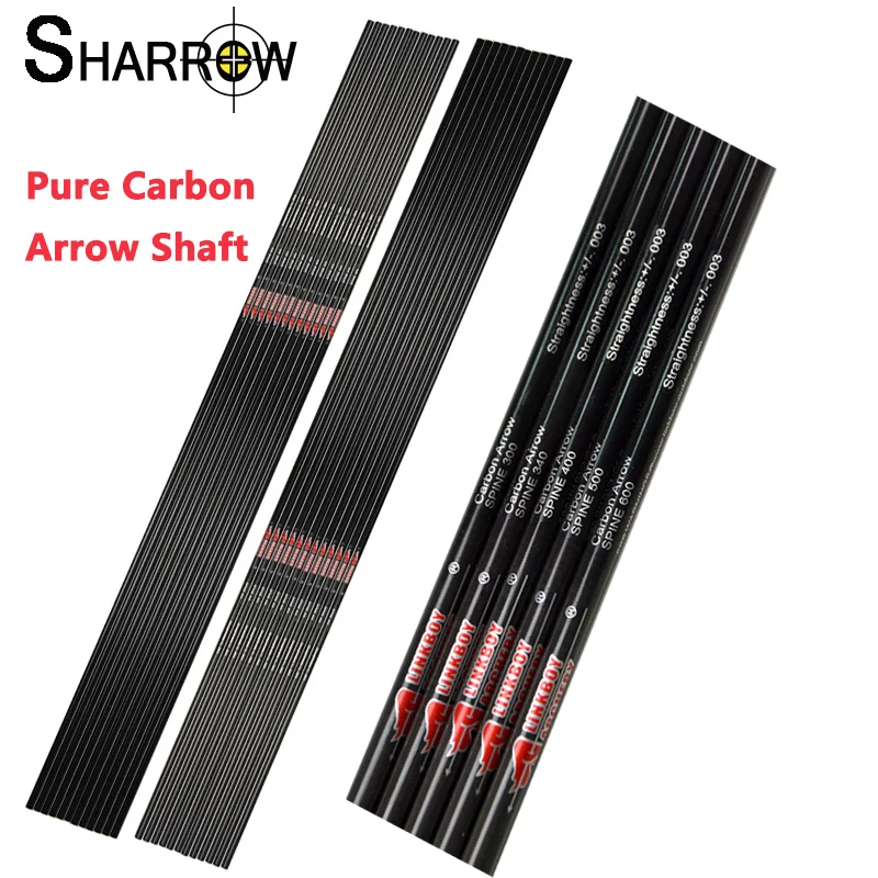 12 шт лук и стрелы стрельба из лука чистый углерод стрелки идентификатор вала 6 2 м