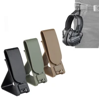 tactical military headset hang buckle hook clip clamp for belt molle girdle quick release mobile phone holder accessories
