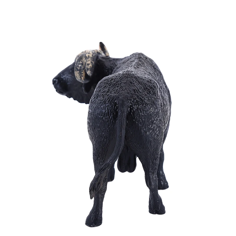 Африканский Буффало модель зоопарк пластик ТВЕРДАЯ ВОДА корова классическая