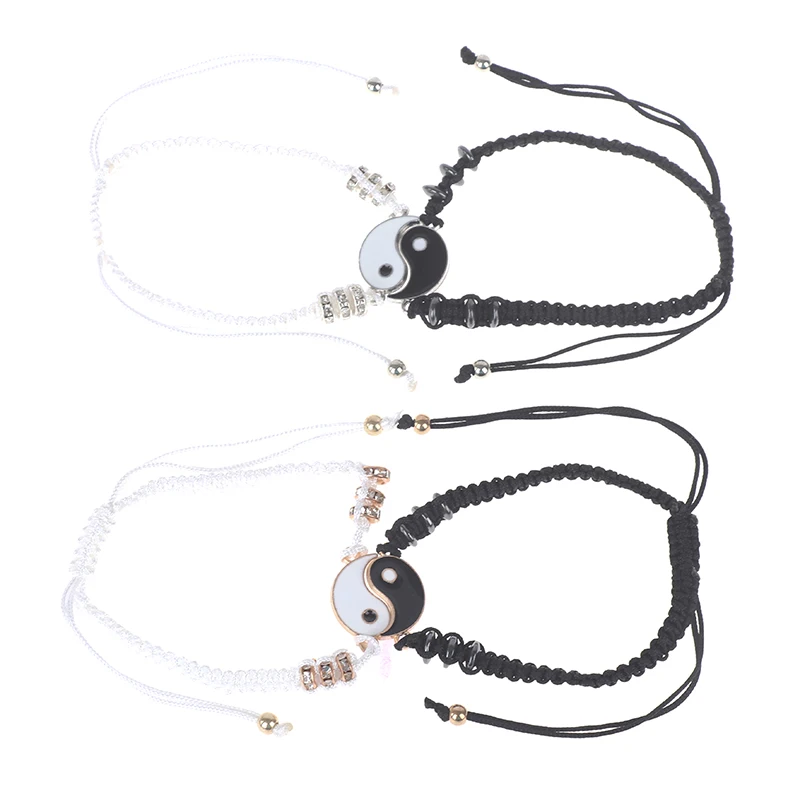 Парный браслет 2 шт./компл. в китайском стиле ретро Тай Чи сплав аксессуары ручная