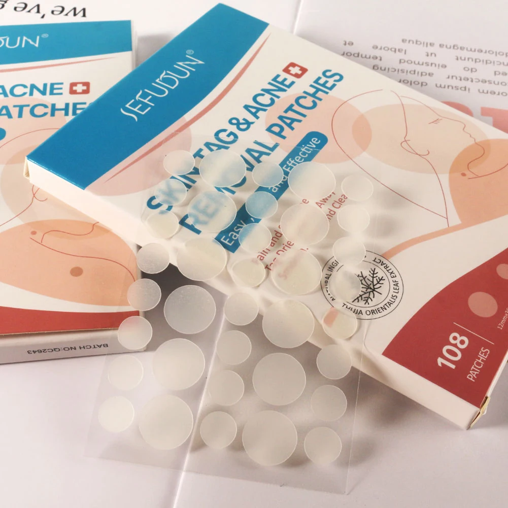 

108pcs Skin Tag Remover Patch Acne Wart Treatment Sticker Foot Corn Plaster